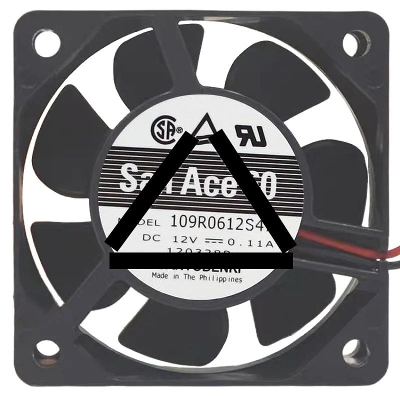 Sanyo 109R0612S474 12V 0.11A 2 / 3 Wires Cooling Fan