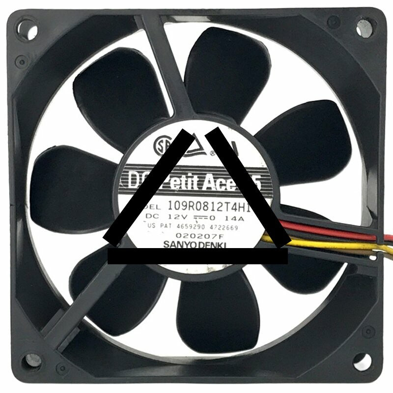 Sanyo 109R0812T4H11 12V 0.14A 2 / 3 / 4 Wires Cooling Fan