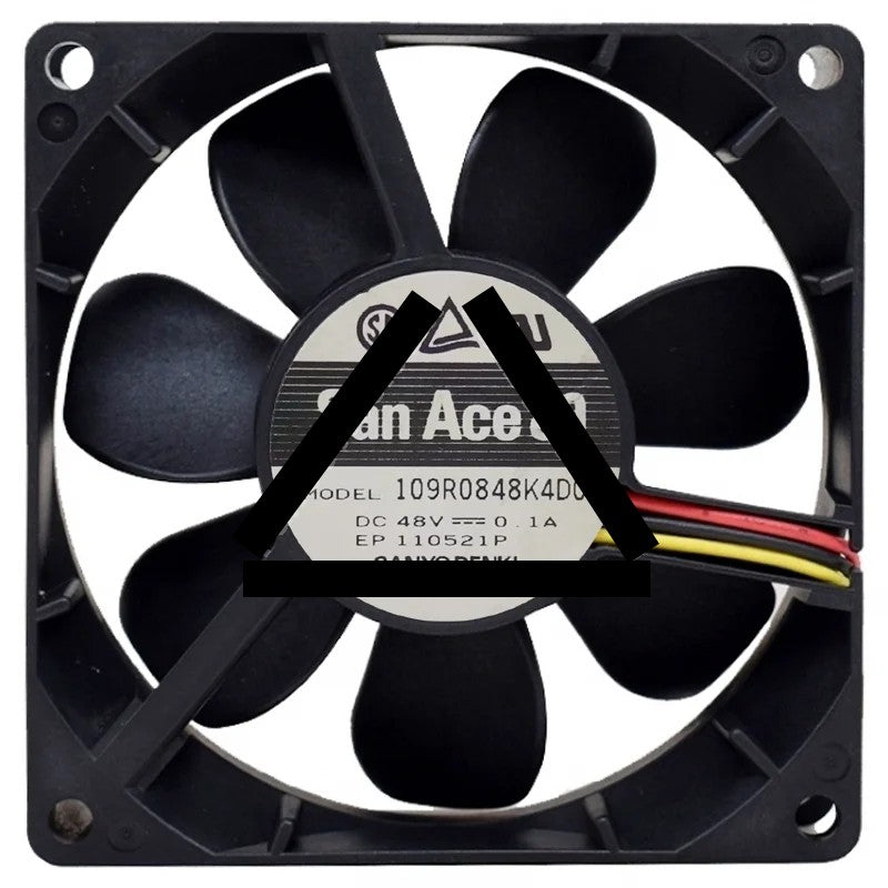 Sanyo 109R0848K4D01 48V 0.1A Axial Cooling Fan