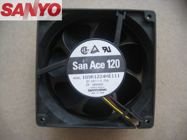 Sanyo 109R1224H1111 109R1224H1011 12038 DC24V 0.25A server inverter cooling fan
