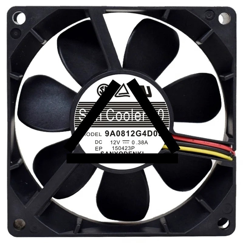Sanyo 9A0812G4D031 12V 0.38A 2 / 3 Wires Cooling Fan