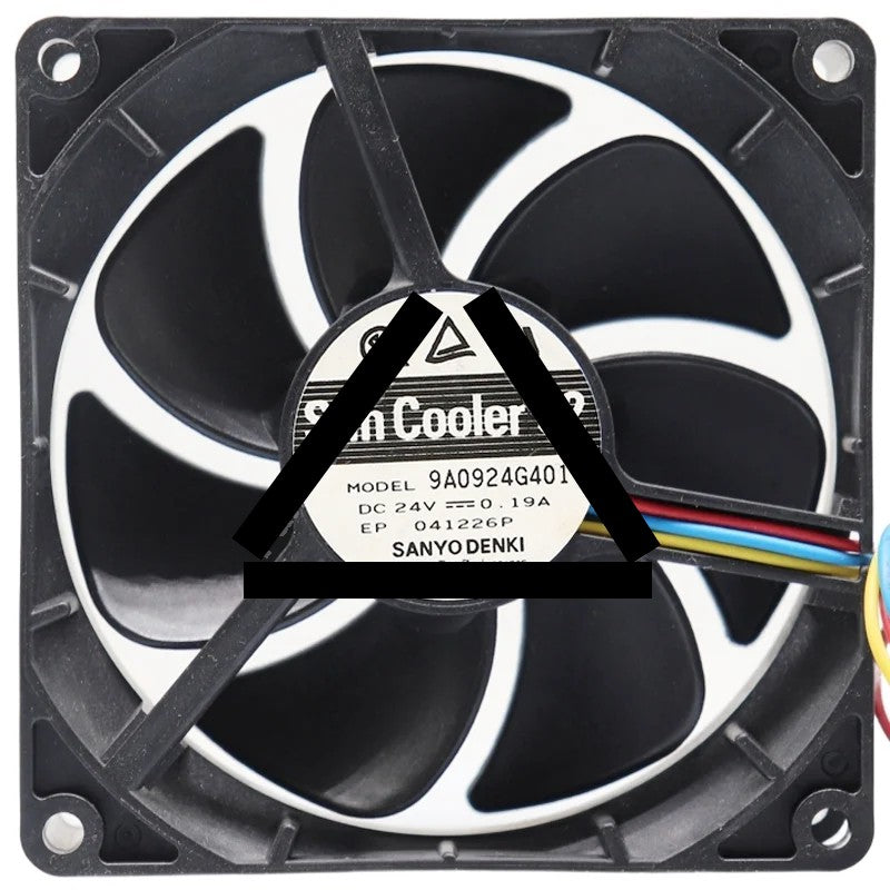 Sanyo 9A0924G401 24V 0.19A 2 / 3 Wires Axial Cooling Fan