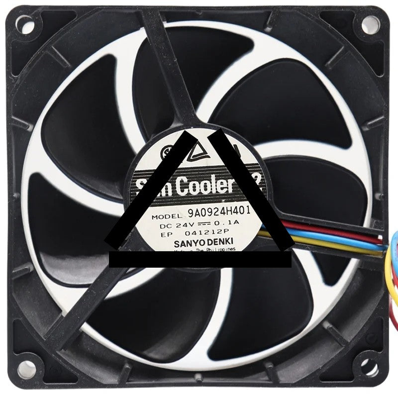 Sanyo 9A0924H401 24V 0.1A 2 / 3 Wires Axial Cooling Fan