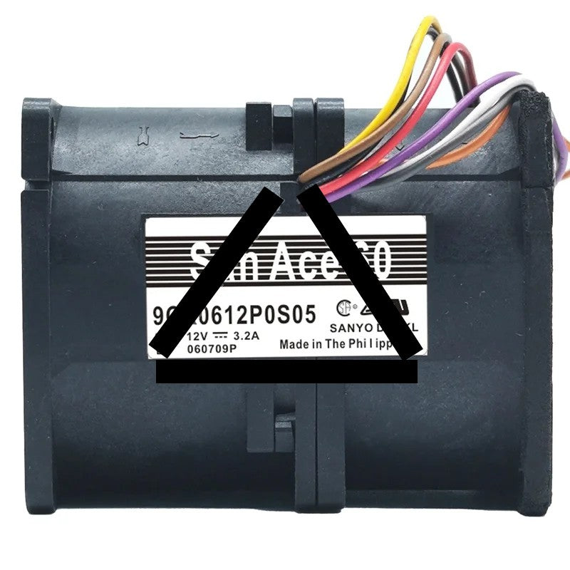 Sanyo 9CR0612P0S05 12V 3.2A Axial Cooling Fan