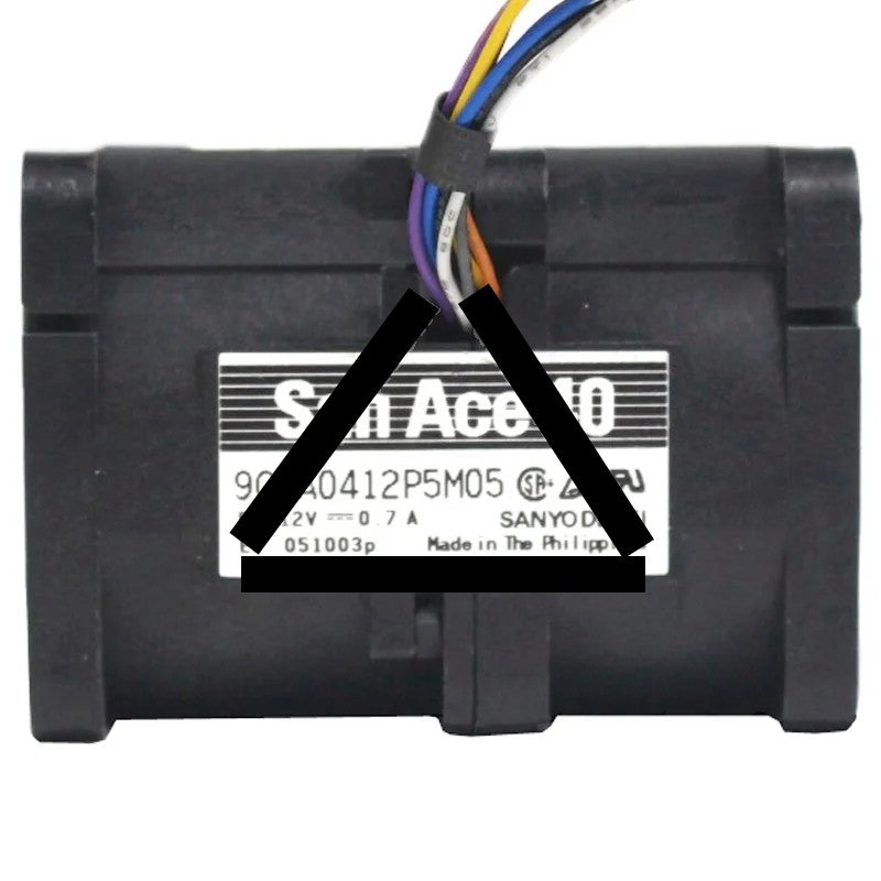 Sanyo 9CRA0412P5M05 12V 0.7A 8 Wires Axial Cooling Fan