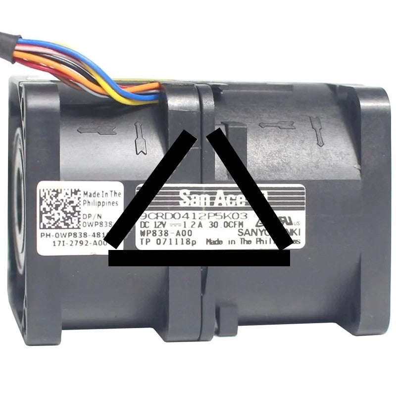 Sanyo 9CRD0412P5K03 12V 1.2A Axial Cooling Fan