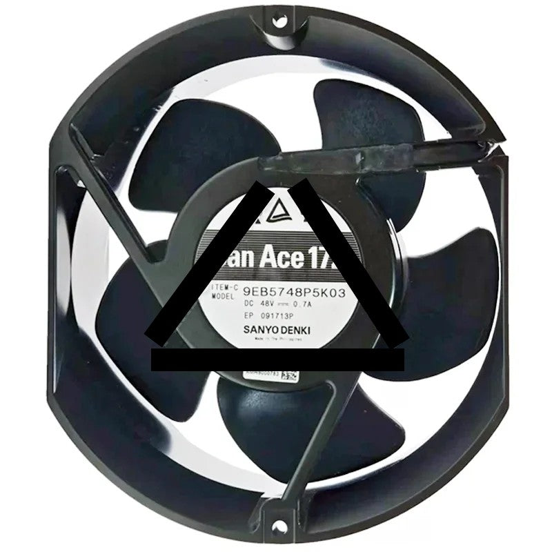 Sanyo 9EB5748P5K03 48V 0.7A Waterproof Axial Cooling Fan