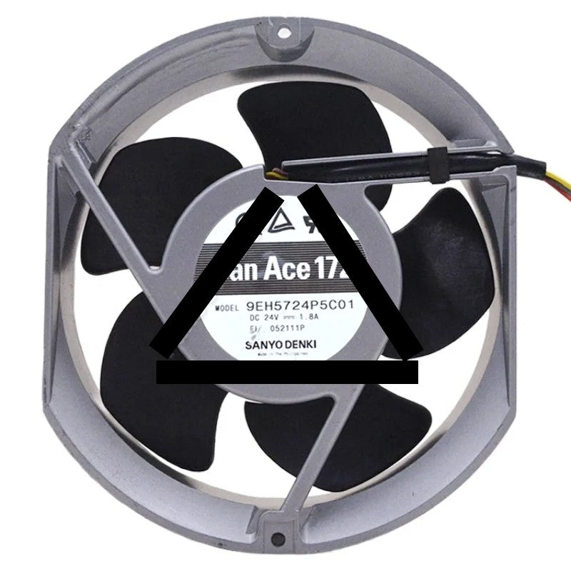 Sanyo 9EH5724P5C01 DC 24V 1.8A 4 Wires Axial Cooling Fan