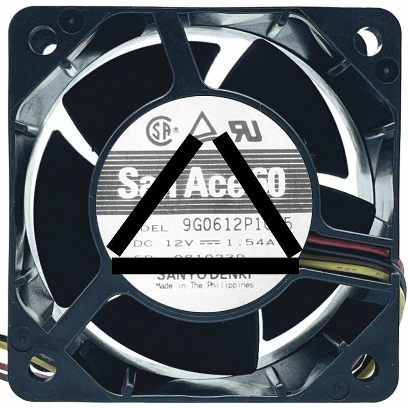 Sanyo 9G0612P1G15 12V 1.54A 4 Wires PWM Axial Cooling Fan