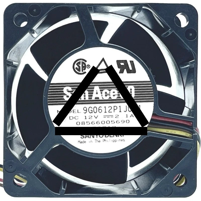 Sanyo 9G0612P1J051 DC 12V 2.1A 4 Wires PWM Axial Cooling Fan