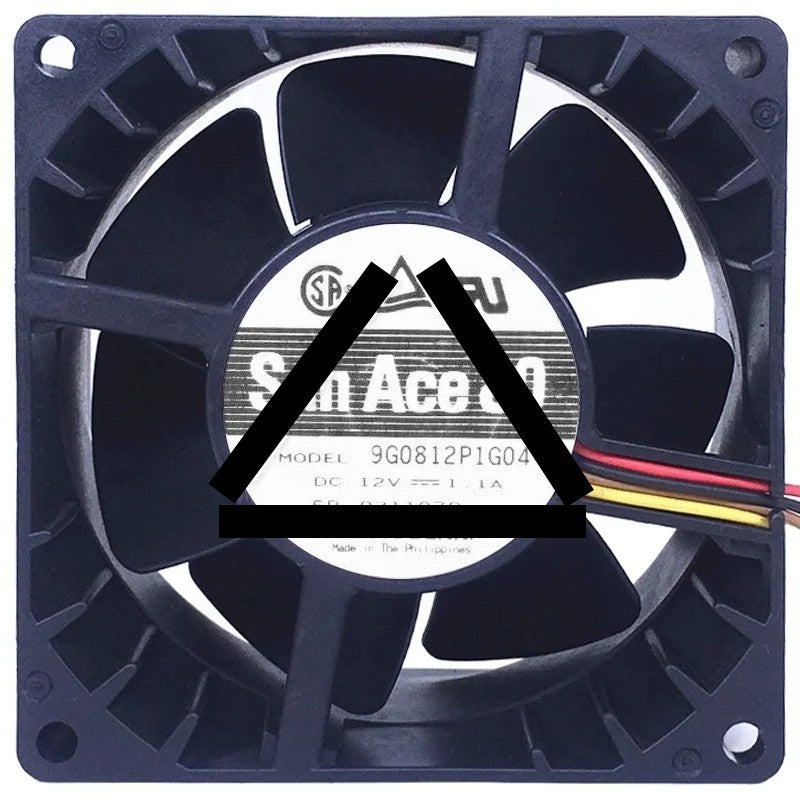Sanyo 9G0812P1G04 DC 12V 1.1A 4 Wires PWM Axial Cooling Fan