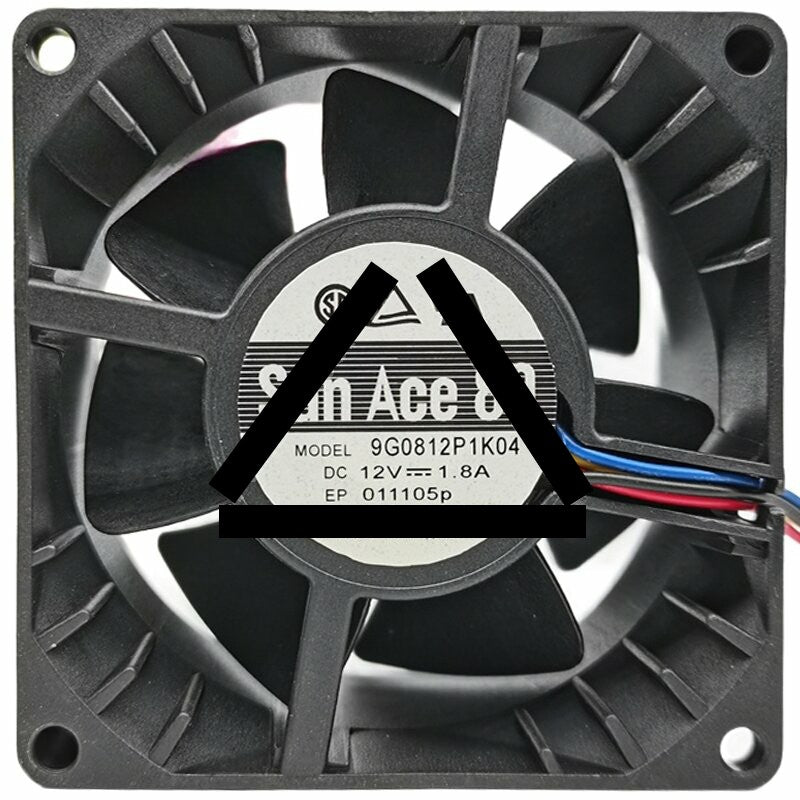 Sanyo 9G0812P1K04 12V 1.8A 2 / 3 / 4 Wires Cooling Fan