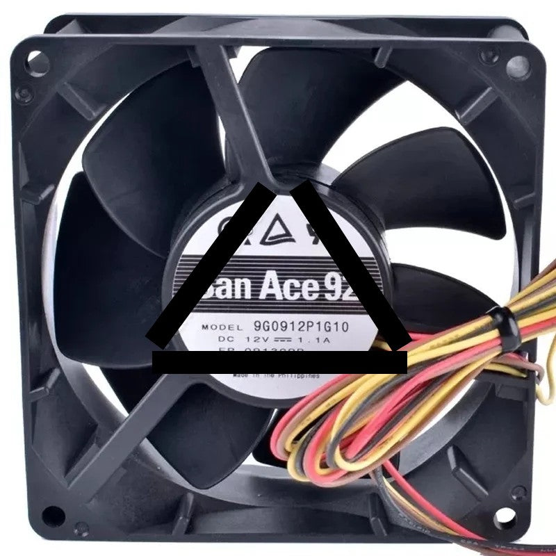 Sanyo 9G0912P1G10 DC 12V 1.1A 3 Wires Axial Cooling Fan