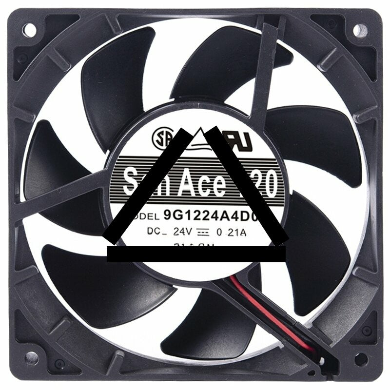 Sanyo 9G1224A4D01 24V 0.21A 2 Wires Axial Cooling Fan