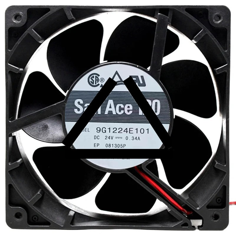 Sanyo 9G1224E101 DC 24V 0.34A 2 / 3 Wires Axial Fan