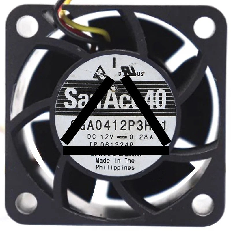 Sanyo 9GA0412P3H11 12V 0.28A 2 / 3 / 4 Wires Cooling Fan