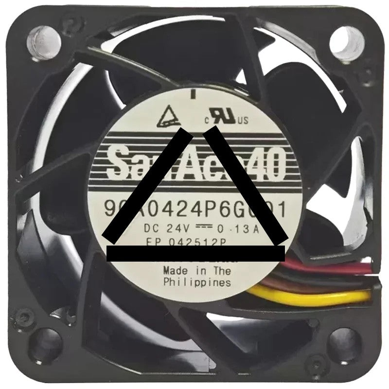 Sanyo 9GA0424P6G001 24V 0.13A 4 Wires PWM Axial Cooling Fan