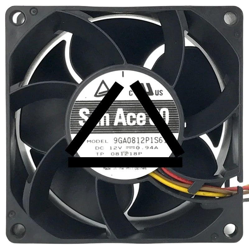 Sanyo 9GA0812P1S61 12V 0.94A 2 / 3 / 4 Wires Cooling Fan
