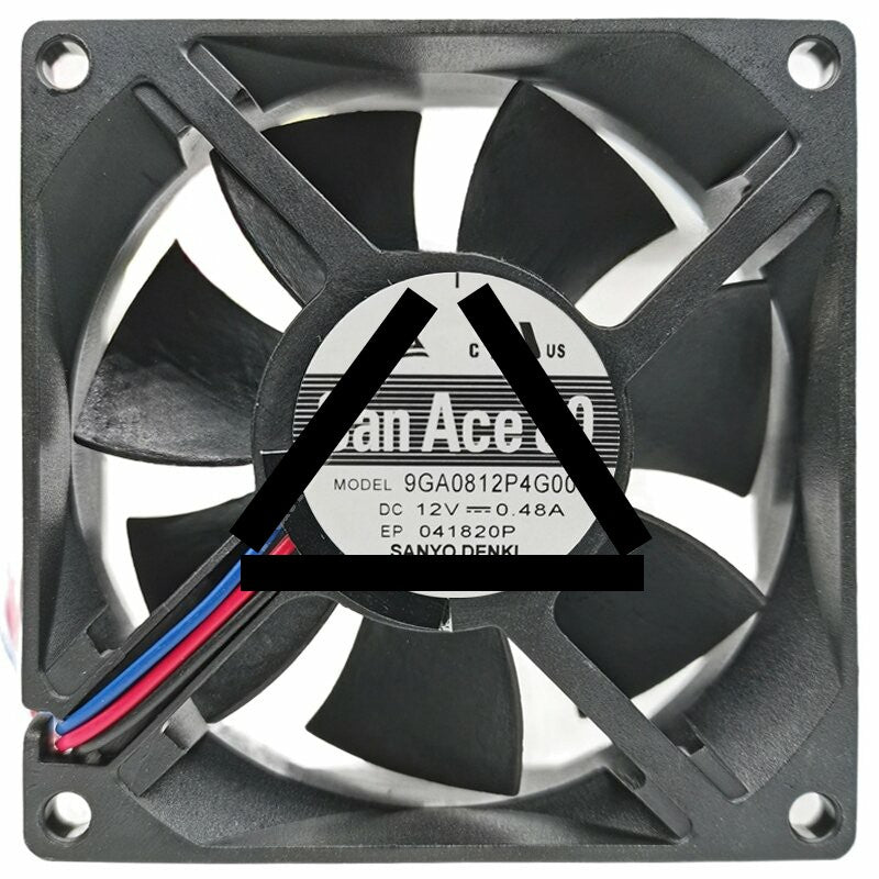 Sanyo 9GA0812P4G001 12V 0.48A Axial Cooling Fan