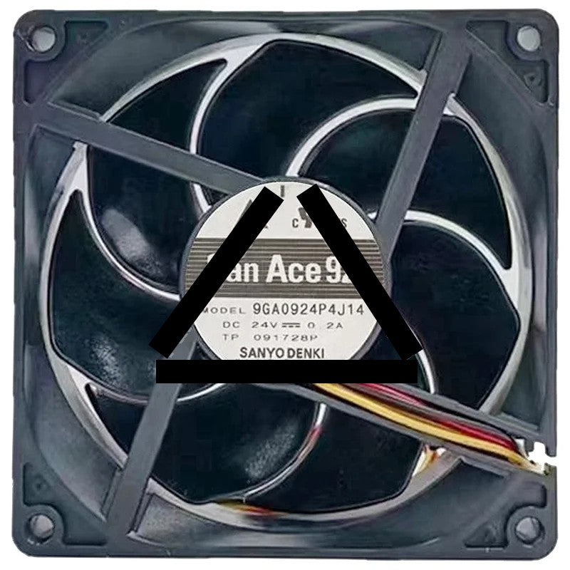 Sanyo 9GA0924P4J14 24V 0.2A 4 Wires Axial Cooling Fan