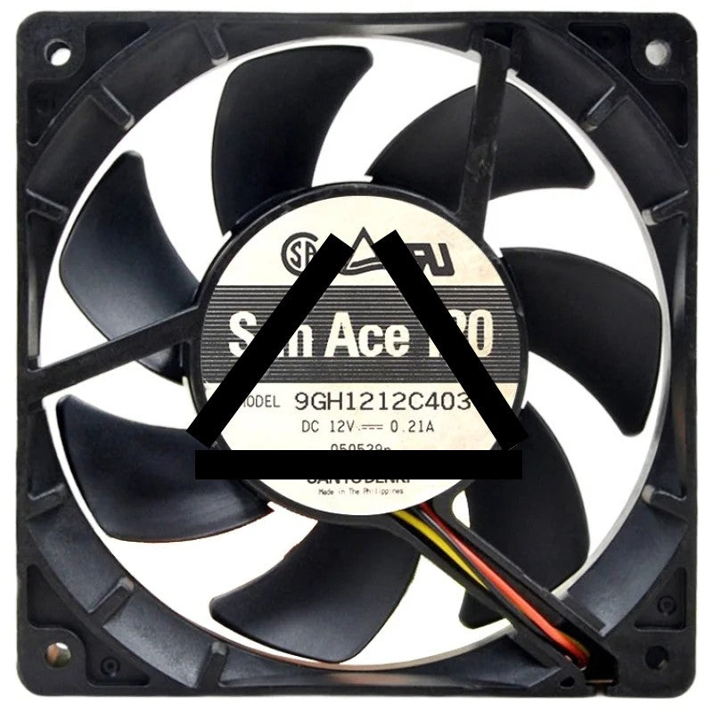 Sanyo 9GH1212C403 12V 0.21A 2 / 3 Wires 12025 Axial Fan