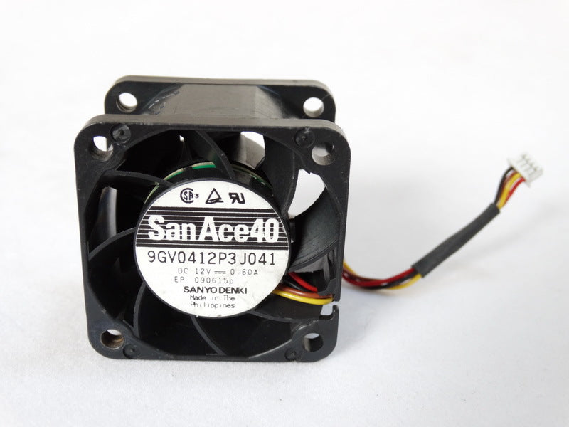 Sanyo 9GV0412P3J041 12V 0.6A server winds of dual ball bearing cooling fan