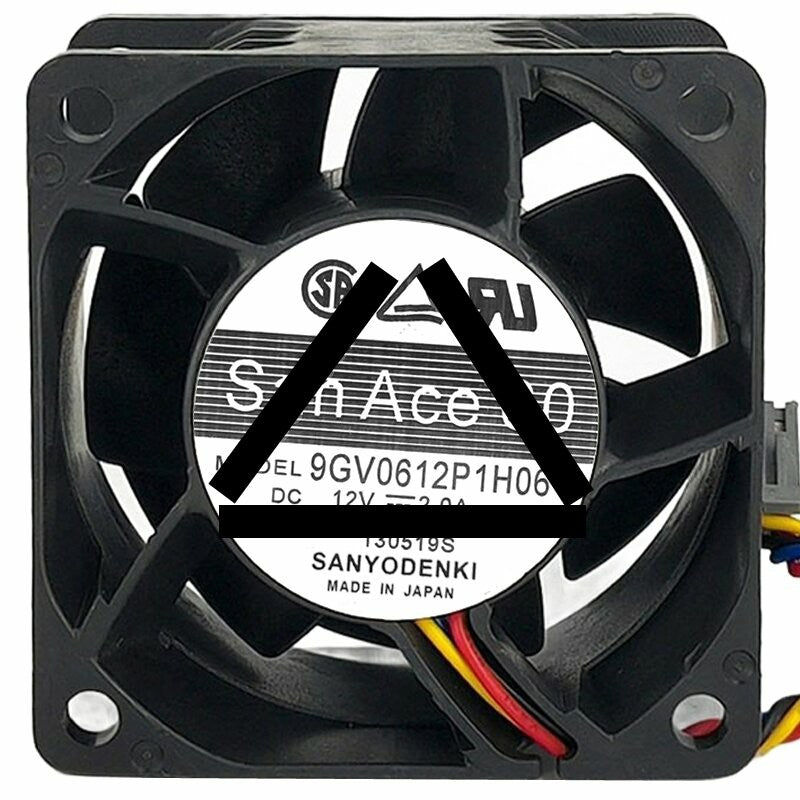 Sanyo 9GV0612P1H061 12V 2.0A 2 / 3 / 4 Wires Cooling Fan