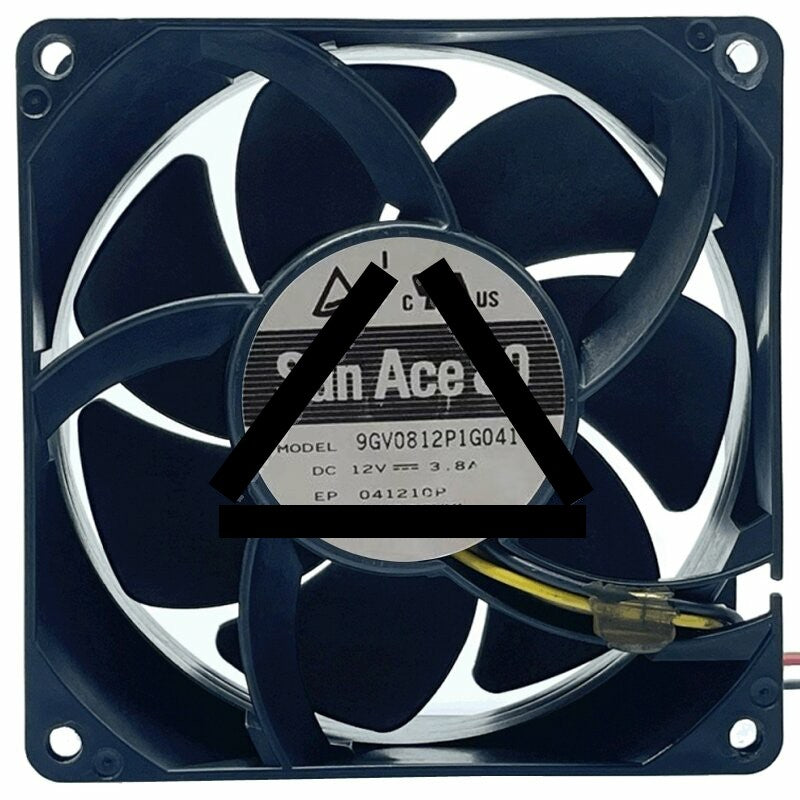 Sanyo 9GV0812P1G041 12V 3.8A 4 Wires Axial Cooling Fan