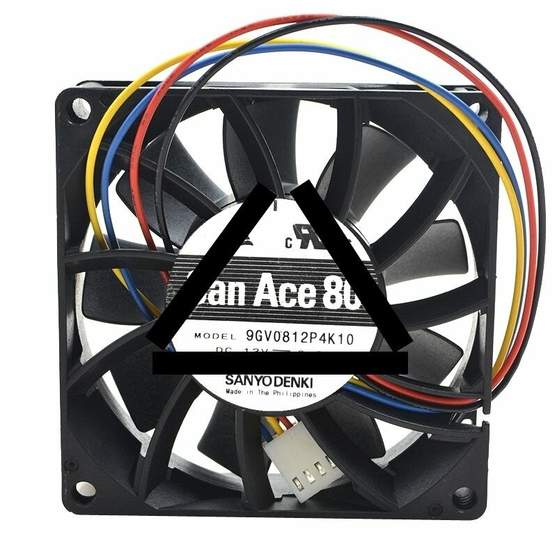 Sanyo 9GV0812P4K10 DC 12V 0.87A 2 Wires / 4 Wires Axial Cooling Fan
