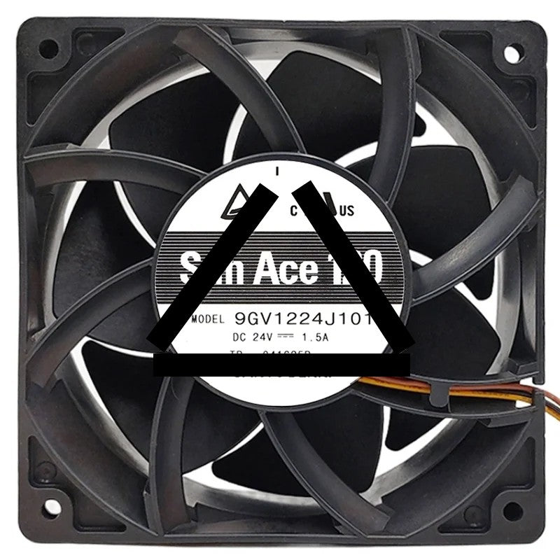 Sanyo 9GV1224J101 24V 1.5A 3 Wires Axial Cooling Fan