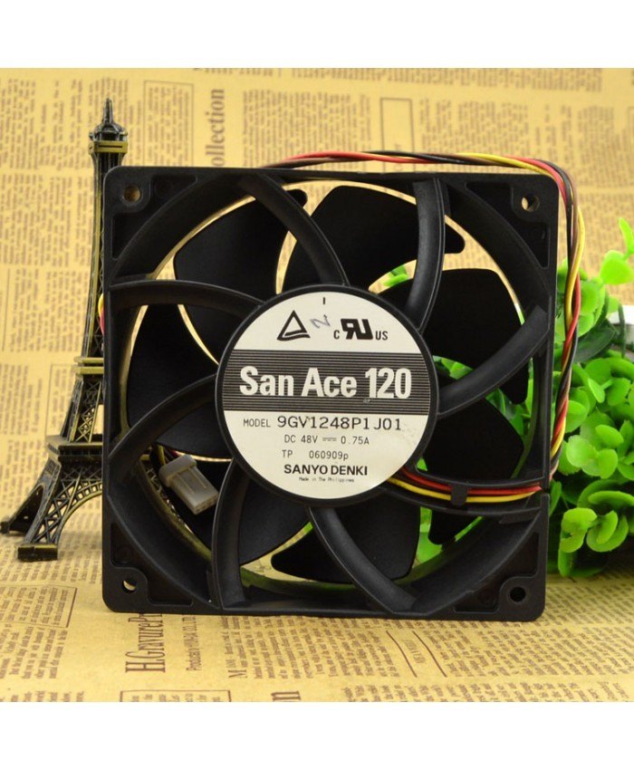 SANYO 9GV1248P1J01 48V 0.75A SANACE120 server fan