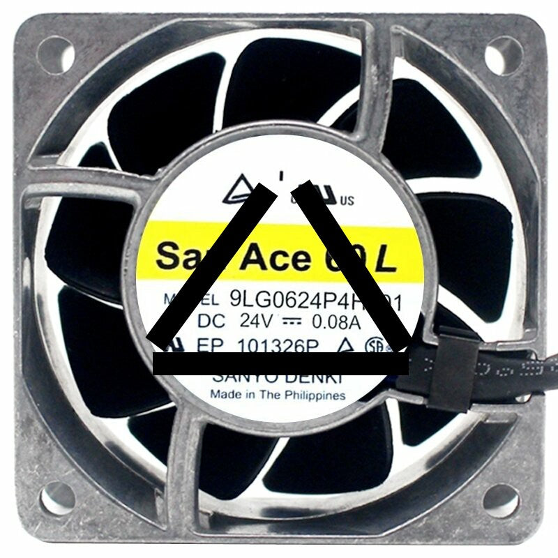 Sanyo 9LG0624P4H001 24V 0.08A 4 Wires Axial Cooling Fan