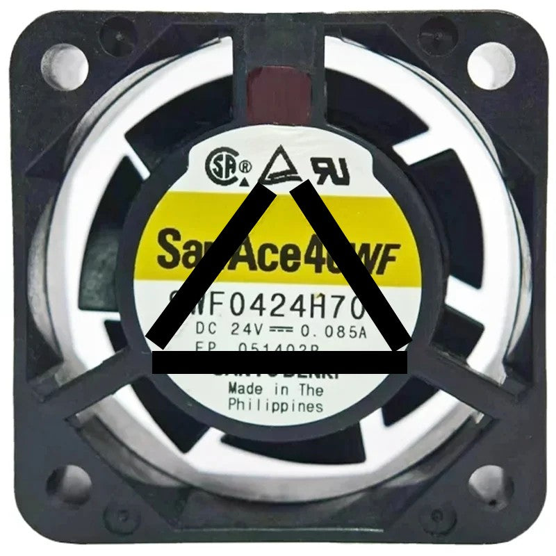 Sanyo 9WF0424H701 24V 0.085A 3 Wires Waterproof Cooling Fan