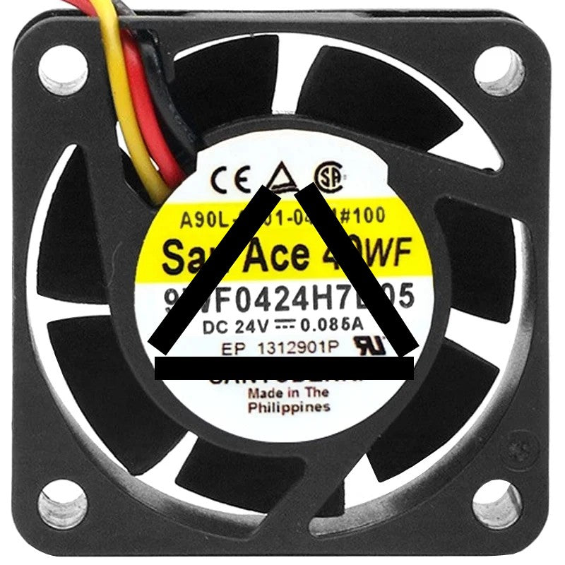 Sanyo 9WF0424H7D05 A90L-0001-0441#100 24V 0.085A Cooling Fan