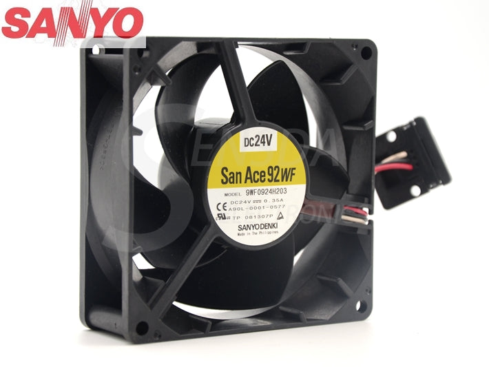 Sanyo 9WF0924H3 24V 0.35A A90L-0001-0577 waterproof cooling Fan
