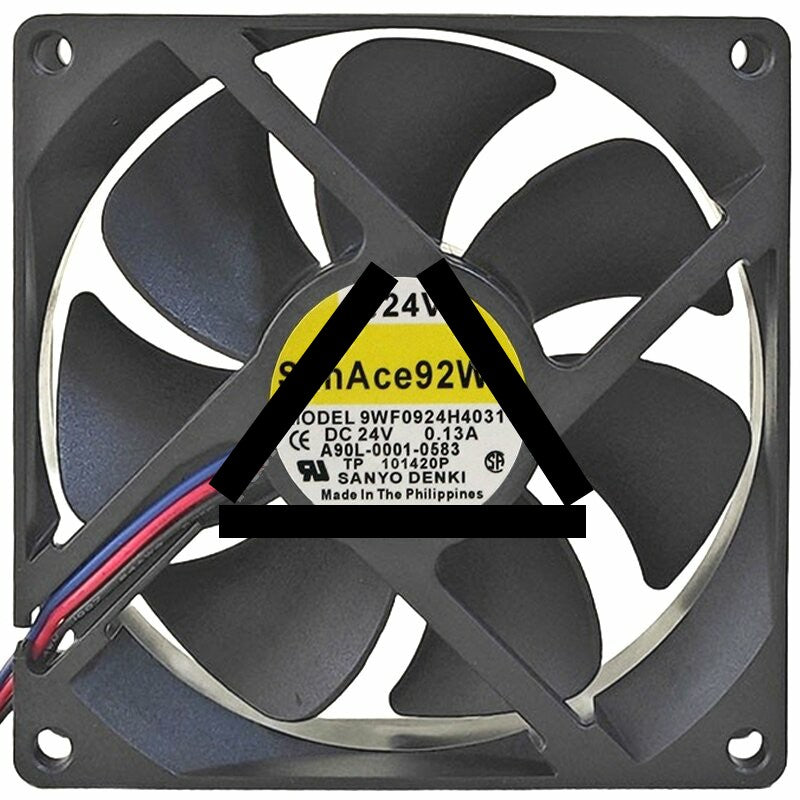 Sanyo 9WF0924H4031 A90L-0001-0583 24V 0.13A 3 Wires Cooling Fan