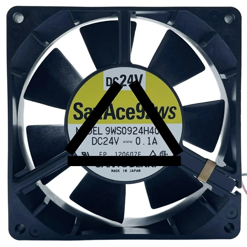 Sanyo 9WS0924H402 24V 0.1A 2 Wires Axial Cooling Fan