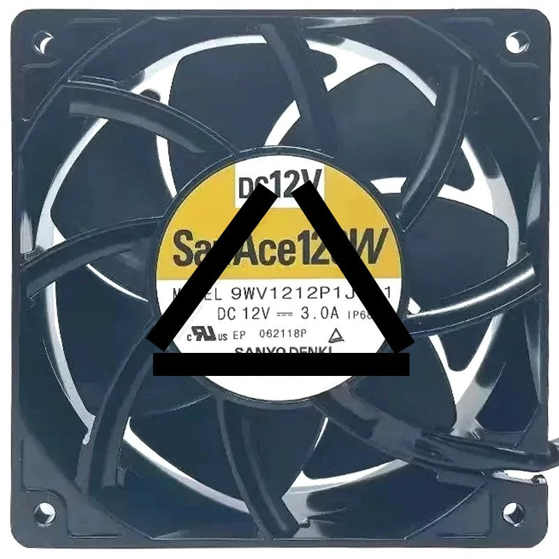 Sanyo 9WV1212P1J001 12V 3.0A 4 Wires IP68 Waterproof Cooling Fan