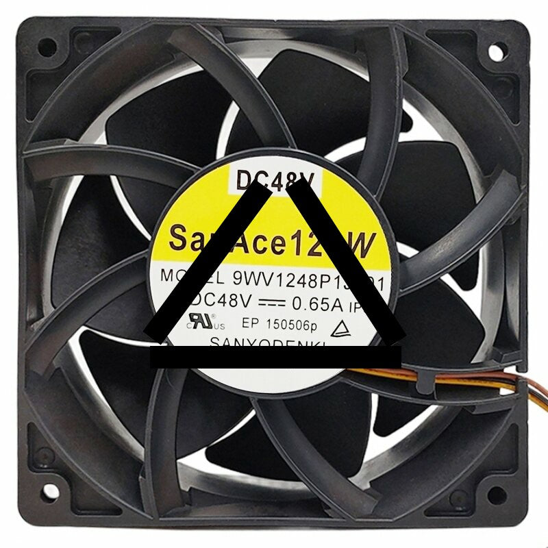 Sanyo 9WV1248P1J001 DC 48V 0.65A IP55 Waterproof Axial Fan