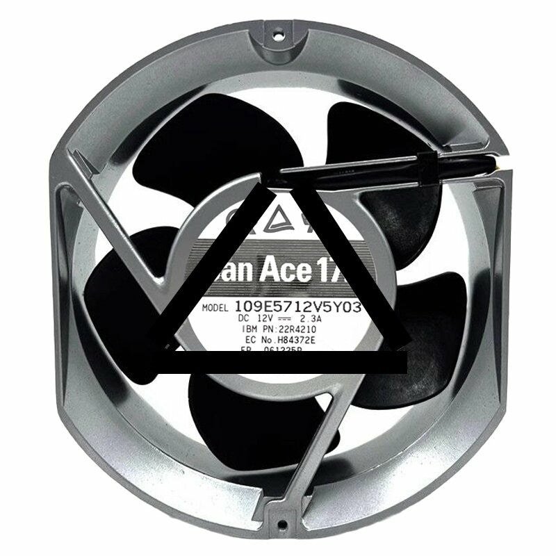 Sanyo Denki 109E5712V5Y03 DC 12V 2.3A 4 Wires Axial Cooling Fan