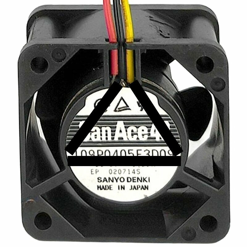 Sanyo Denki 109P0405F3D09 DC 5V 0.28A 2 Wires / 3 Wires Axial Cooling Fan