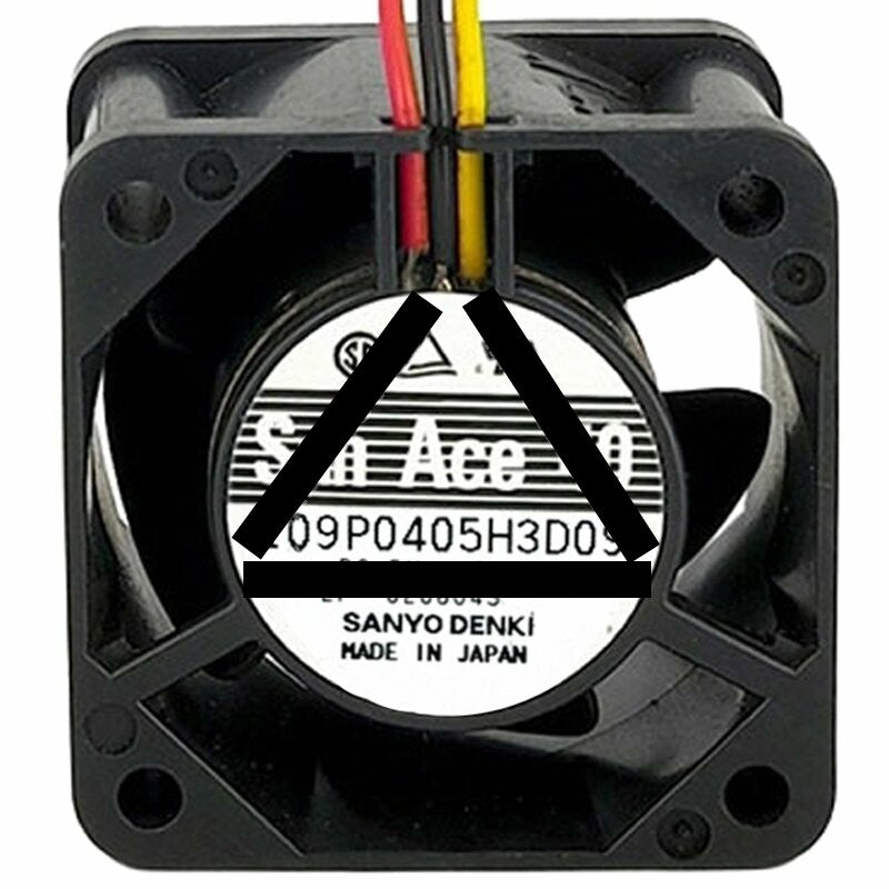 Sanyo Denki 109P0405H3D09 DC 5V 0.68A 2 / 3 Wires 4028 Axial Fan