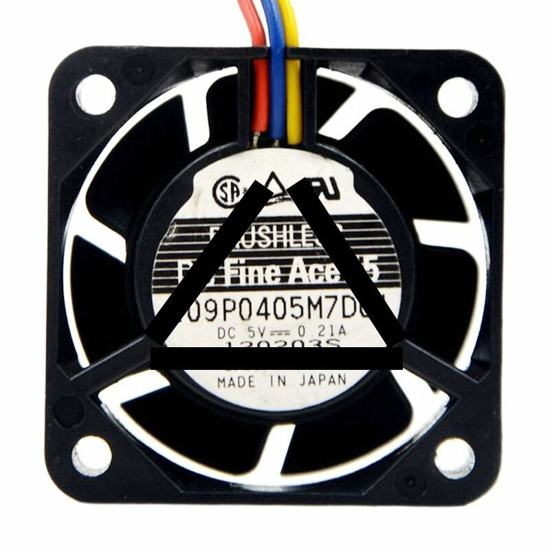 Sanyo Denki 109P0405M7D01 DC 5V 0.21A 4015 Axial Brushless Cooling Fan