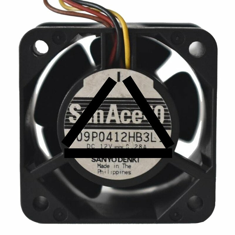 Sanyo Denki 109P0412HB3L1 DC 12V 0.28A 4028 Axial Cooling Fan