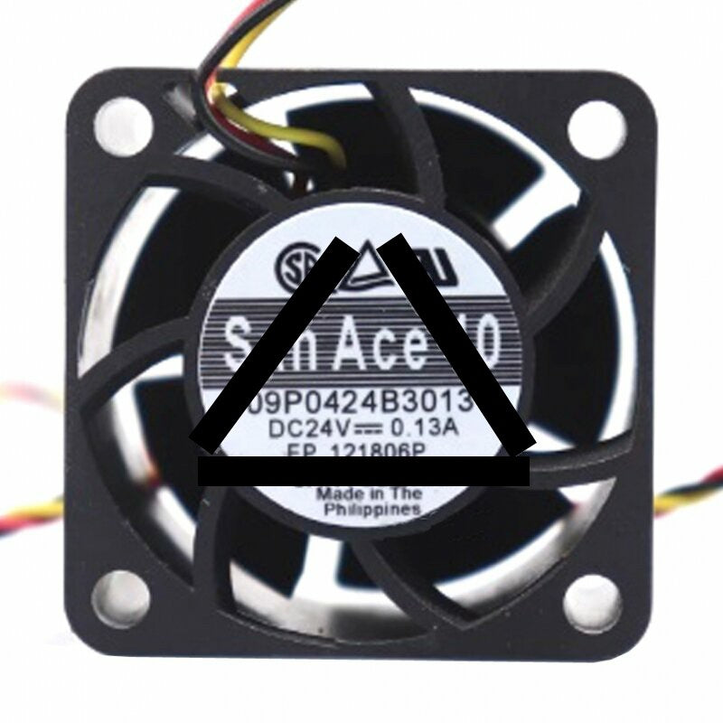 Sanyo Denki 109P0424B3013 DC 24V 0.13A 4028 Axial Cooling Fan