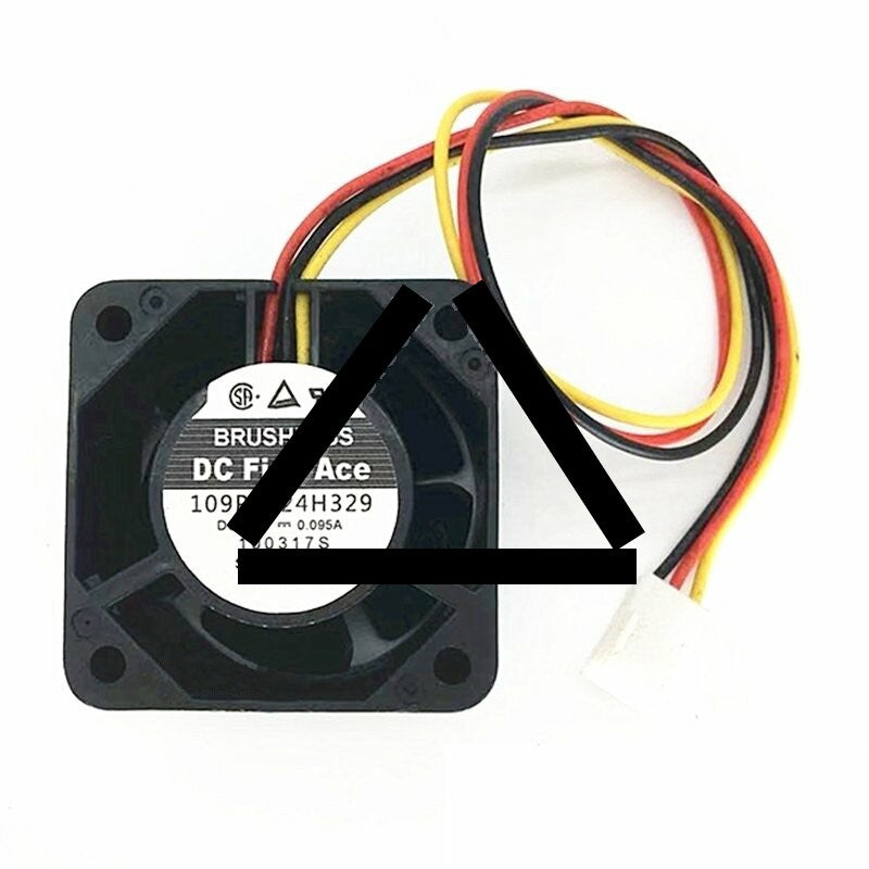 Sanyo Denki 109P0424H329 DC 24V 0.095A 3 Wires Axial Cooling Fan
