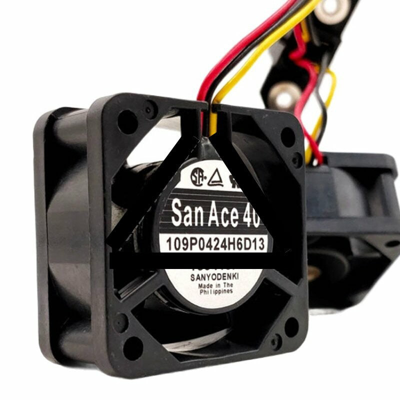 Sanyo Denki 109P0424H6D13 DC 24V 0.07A 4020 Axial Cooling Fan