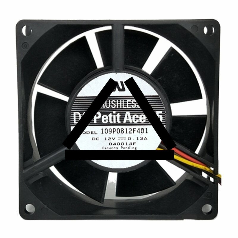 Sanyo Denki 109P0812F401 DC 12V 0.13A 8025 Axial Cooling Fan