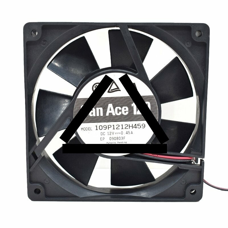 Sanyo Denki 109P1212H459 DC 12V 0.45A 2 Wires Axial Cooling Fan