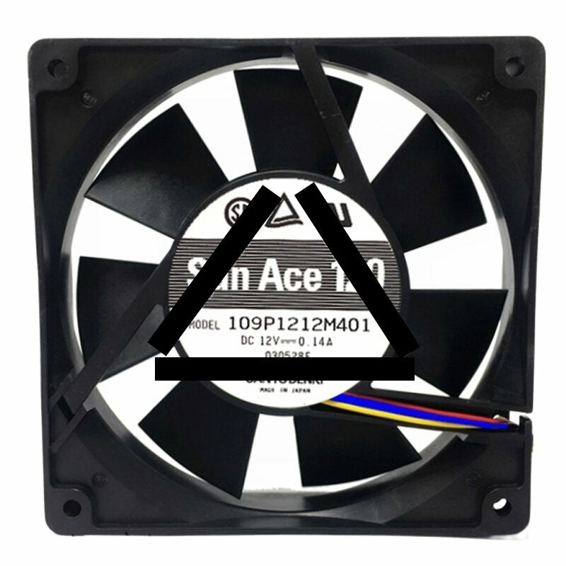 Sanyo Denki 109P1212M401 DC 12V 0.14A 12025 Axial Cooling Fan